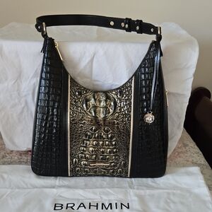 Brahmin Tabitha Should Bag in Elegant Onyx Sarastro. NWT.